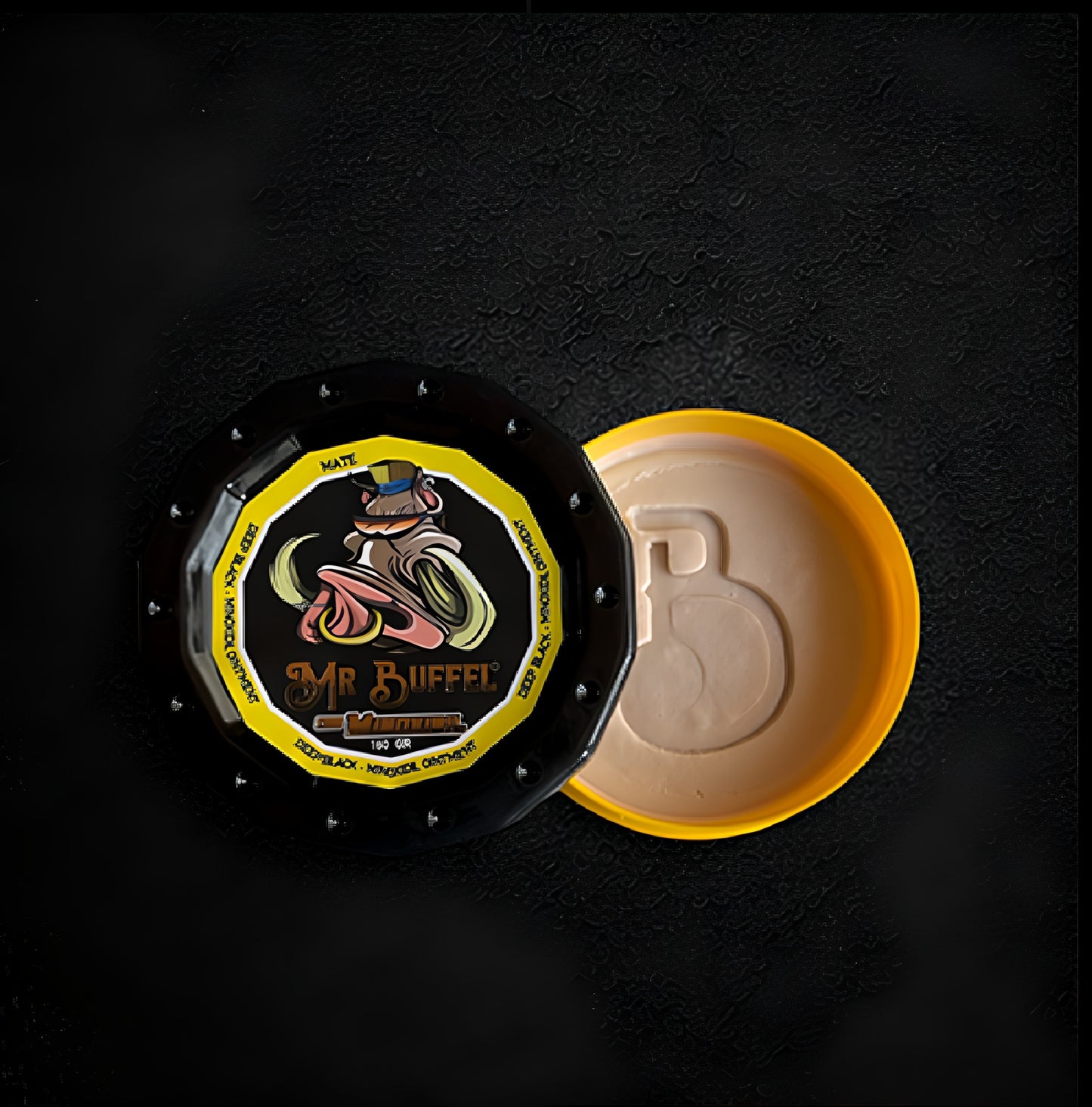 Black Styling Wax – Medium-High Hold, Matte Finish