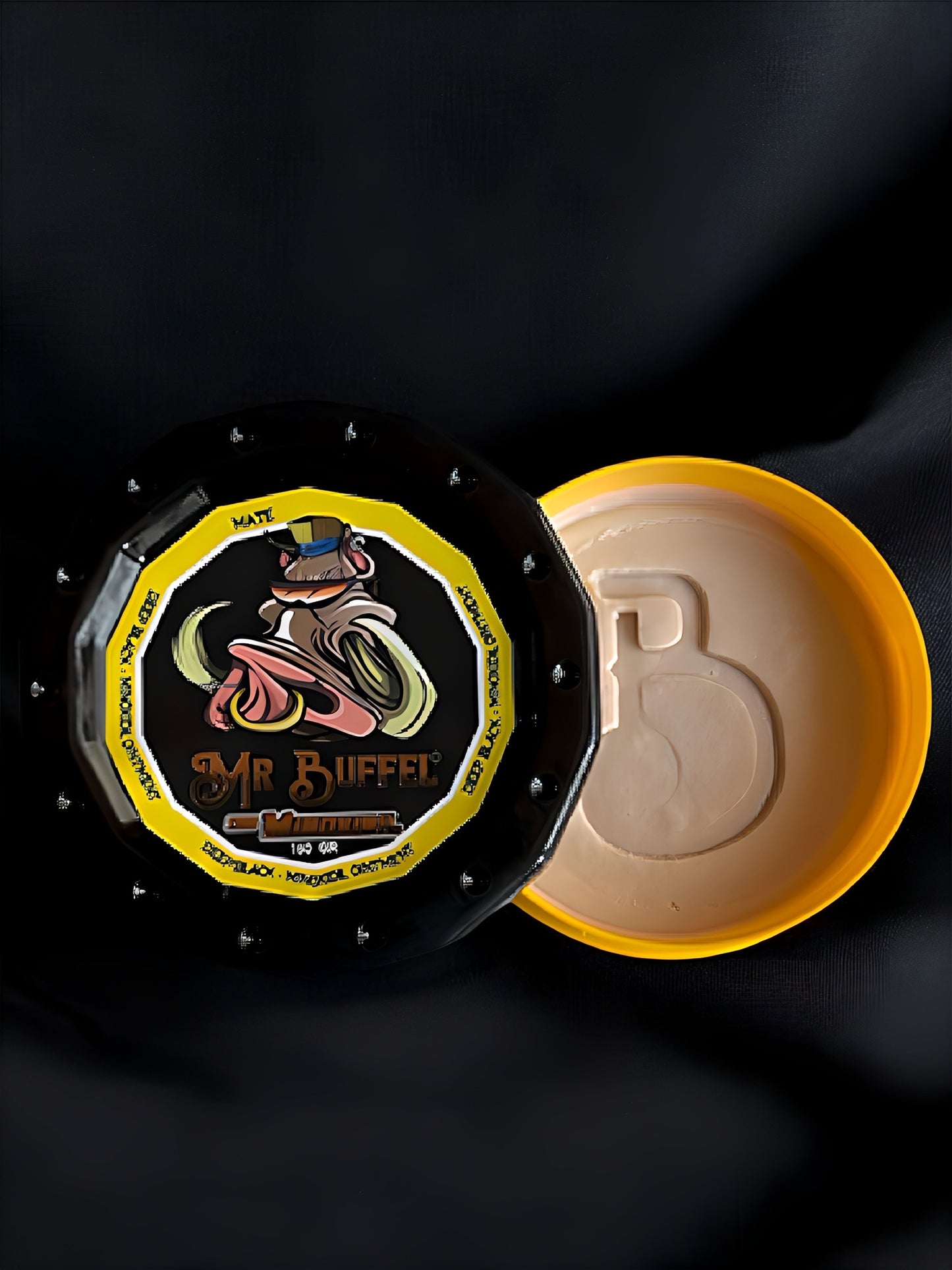Black Styling Wax – Medium-High Hold, Matte Finish